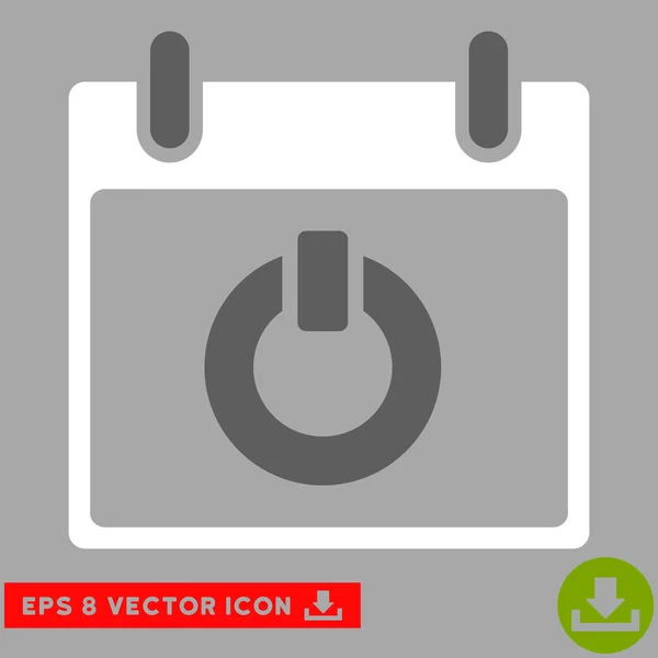 Activar el día del calendario Vector Eps icono — Vector de stock