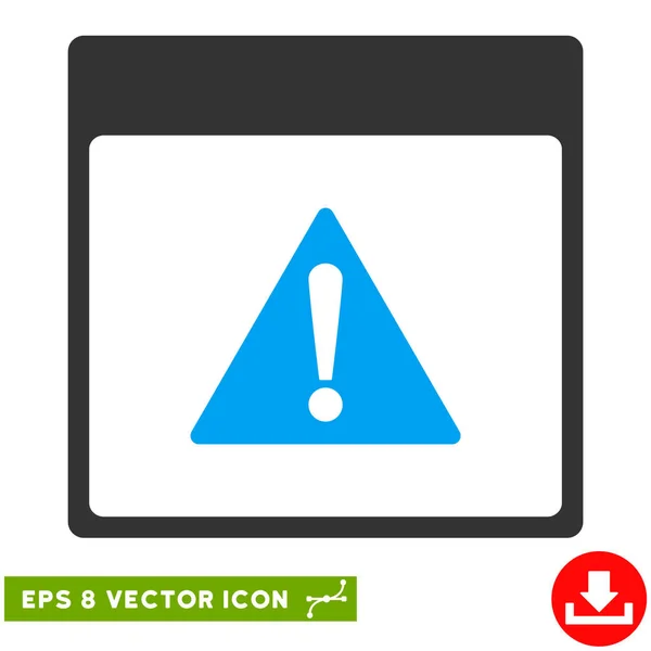 Error Calendario Página Vector Eps icono — Vector de stock