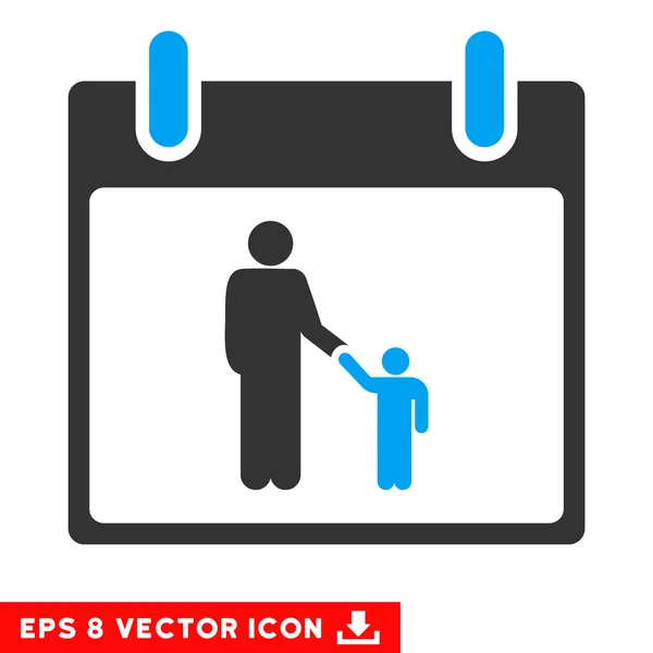 Padre Calendario Día Vector Eps Icono — Archivo Imágenes Vectoriales