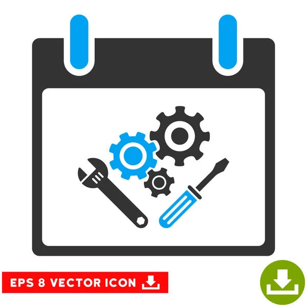 Instrument Werkzeuge Kalender Tag Vektor eps Symbol — Stockvektor