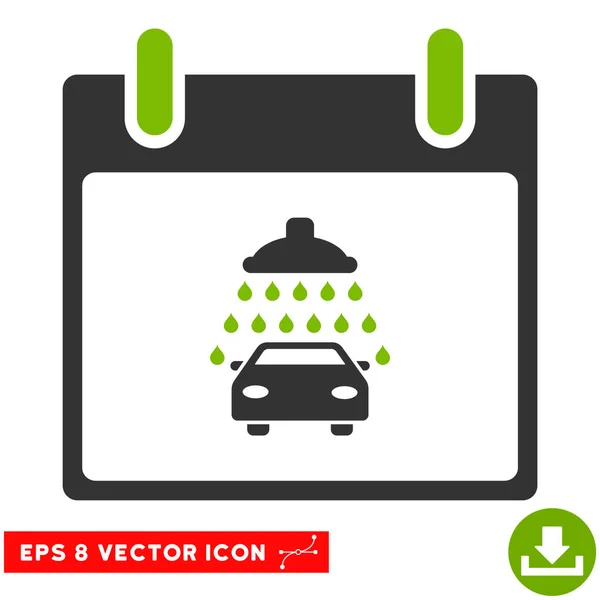 Векторный значок Дня Календарь автомобилей Eps — стоковый вектор