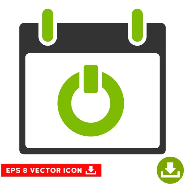 Activar el día del calendario Vector Eps icono — Vector de stock