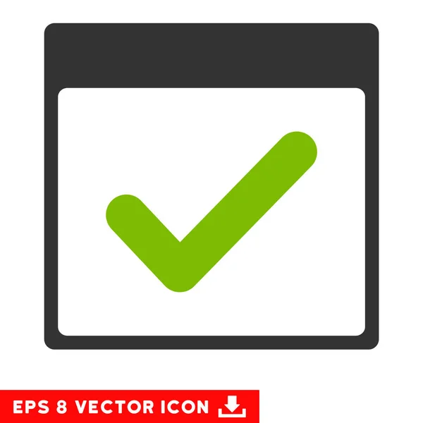 Geldige dag kalenderpictogram pagina Vector Eps — Stockvector