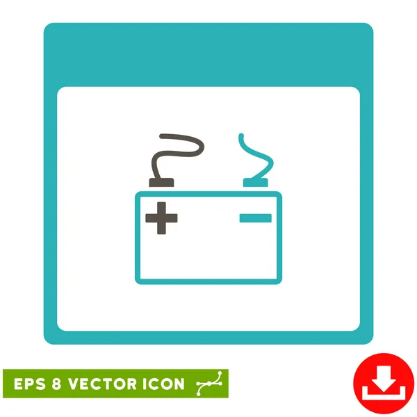 Accumulator Calendar Page Vector Eps Icon — Stock Vector