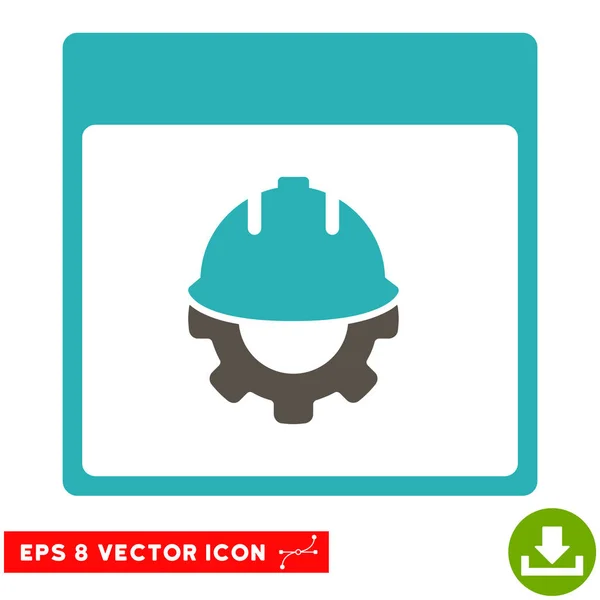 Calendario de desarrollo Página Vector Eps Icono — Archivo Imágenes Vectoriales