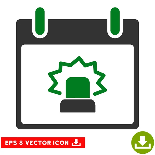 Alertă Calendar Ziua Vector Eps Icon — Vector de stoc