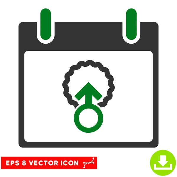 Cell Penetration Calendar Day Vector Eps Icon — Stock Vector
