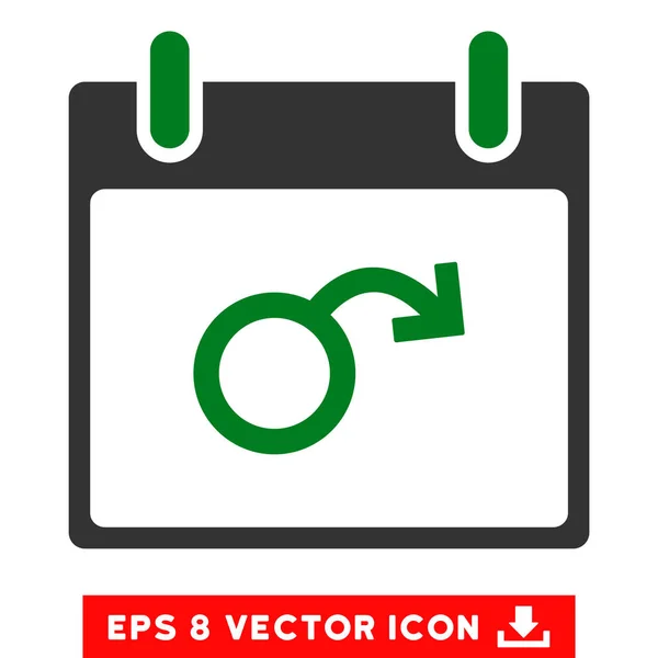 Impotenz Kalendertag Vektor eps Symbol — Stockvektor