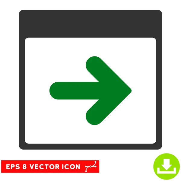 Próximo Calendário Dia Vector Eps Ícone —  Vetores de Stock