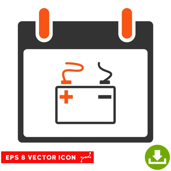Acumulador Calendário Dia Vector Eps Icon — Vetor de Stock