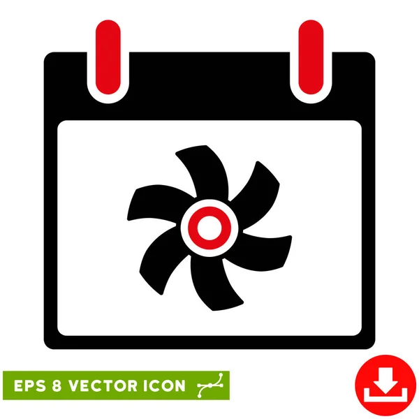 Fan Kalender Tag Vektor eps Symbol — Stockvektor