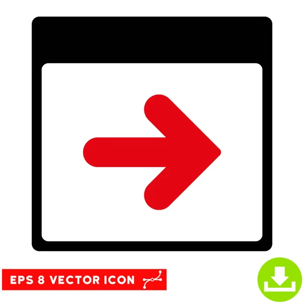 Next Calendar Day Vector Eps Icon — Stock Vector