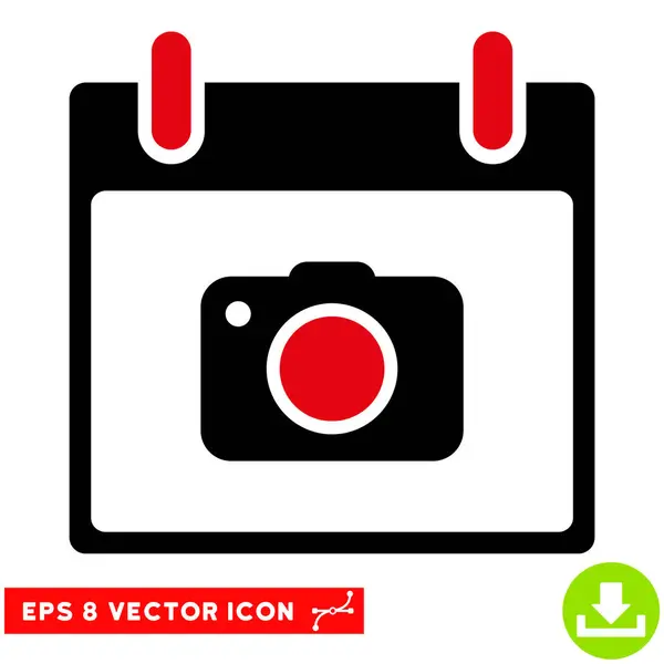 Календарь фотоаппаратов День вектора Eps икона — стоковый вектор