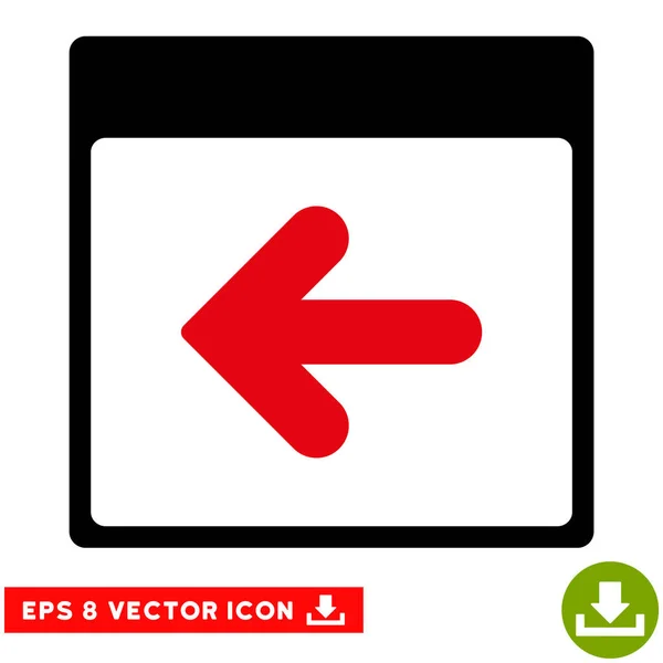 Anterior Día del calendario Vector Eps icono — Vector de stock