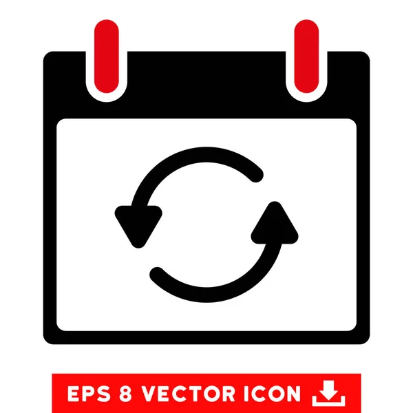 Refresh Calendar Day Vector Eps Icon — Stock Vector