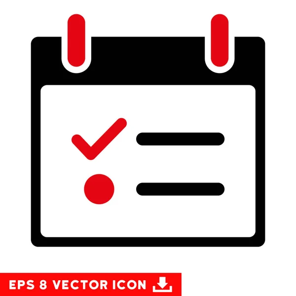 Todo List Calendar day Vector Eps Icon — стоковый вектор