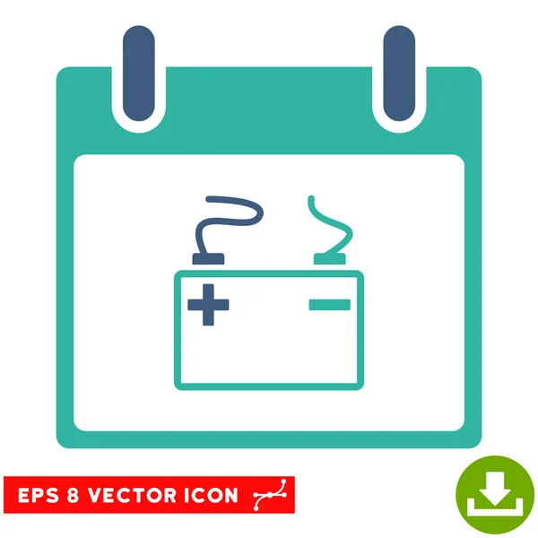 Acumulador Calendario Día Vector Eps Icono — Vector de stock