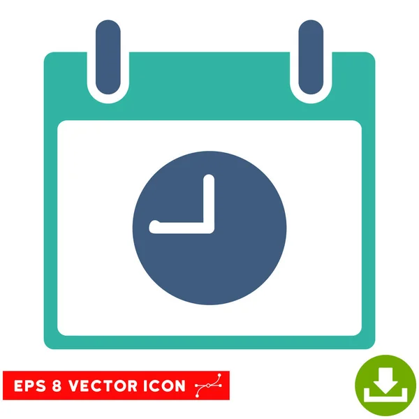 Uhr Kalendertag Vektor eps Symbol — Stockvektor