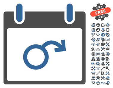 İktidarsızlık takvim gün vektör simge Bonus ile