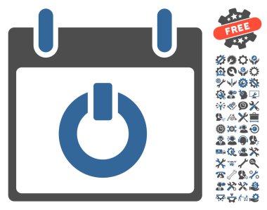 Takvim gün vektör simge Bonus ile açın