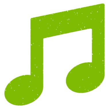 Müzik notlar grenli doku simgesi