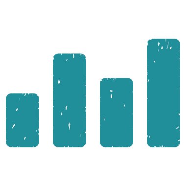 Çubuk grafik grenli doku simgesi