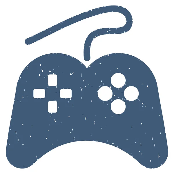 Gamepad Grainy textúra ikon — Stock Vector