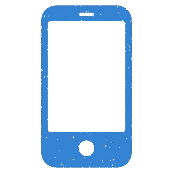 Ícone do smartphone de textura granulada — Vetor de Stock
