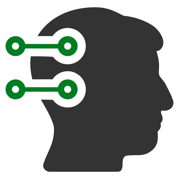 stock vector Head Connectors Flat Icon