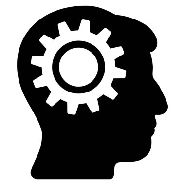 Akıl vites düz simgesi