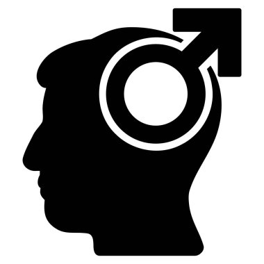 Akıl kudret düz simgesi