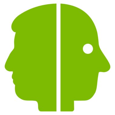 Çift yüzlü düz simgesi