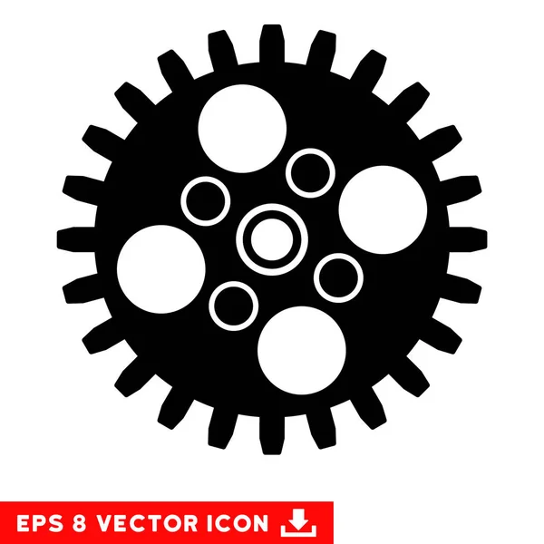 Cogwheel Vector Eps Icon — Stock Vector