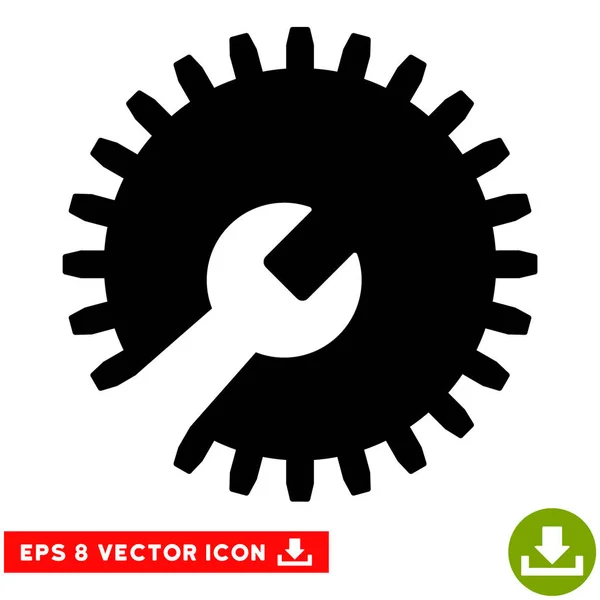 Getriebe Werkzeuge Vektor eps Symbol — Stockvektor