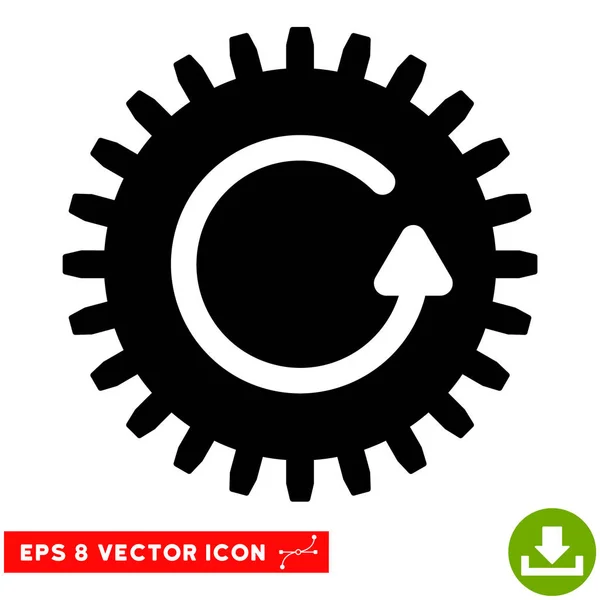 Forgatni a fogas vektor Eps ikon — Stock Vector