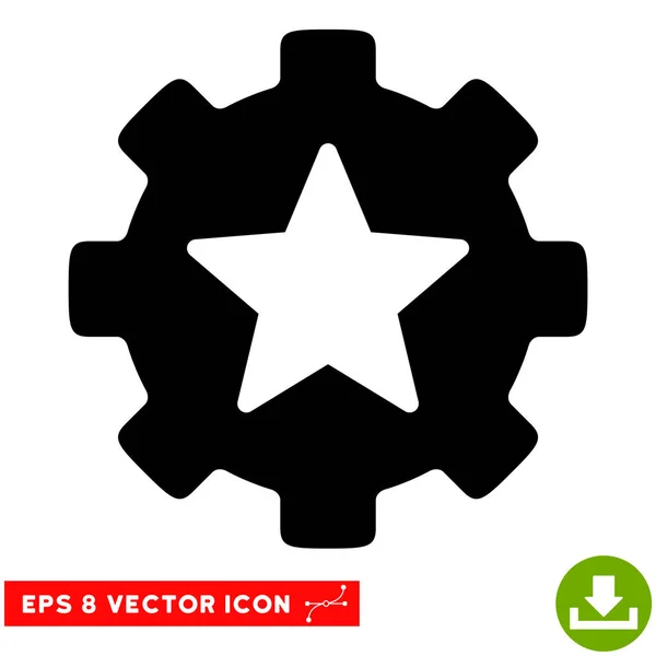 Ster favorieten opties vistuig Vector EPS-pictogram — Stockvector