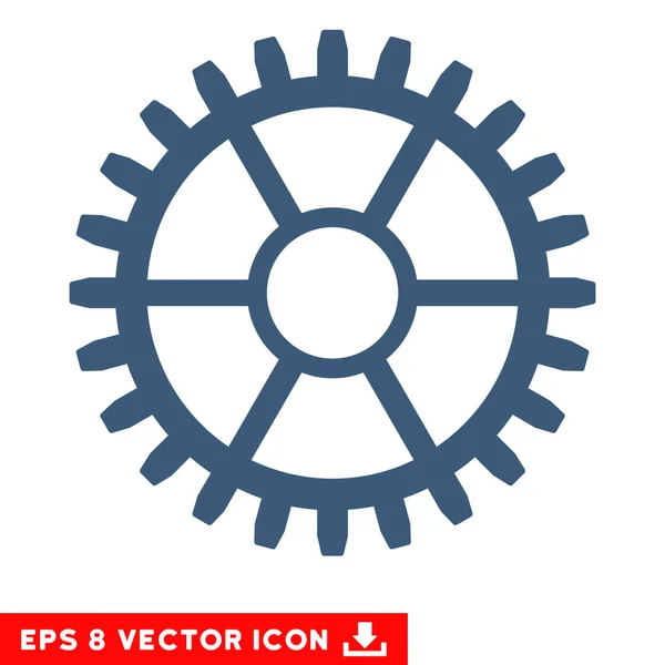 Clock Wheel Vector Eps Icon — Stock Vector
