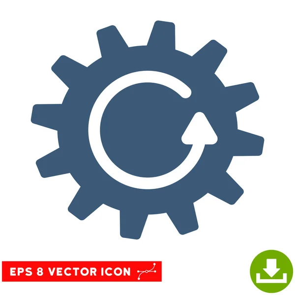 Cogwheel Rotação Vector Eps Ícone — Vetor de Stock