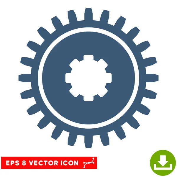 Cogwheel Vector Eps Ícone —  Vetores de Stock