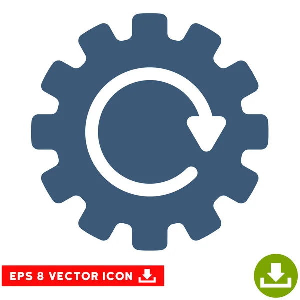 Rotação de roda de engrenagens Vector Eps Icon — Vetor de Stock