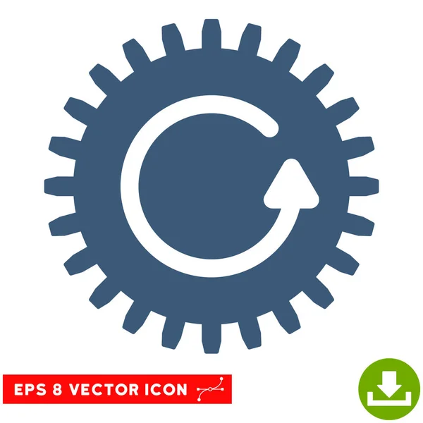 Cog Vector Eps pictogram roteren — Stockvector