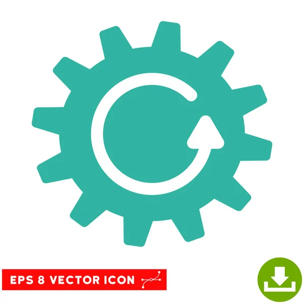 Cogwheel Rotación Vector Eps icono — Vector de stock