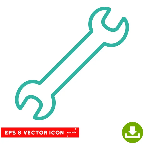 Chave de contorno Vector Eps Icon — Vetor de Stock