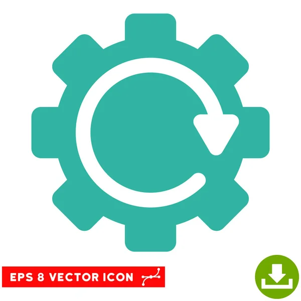 Gear Rotation Direction Vector Eps Icon — Stock Vector