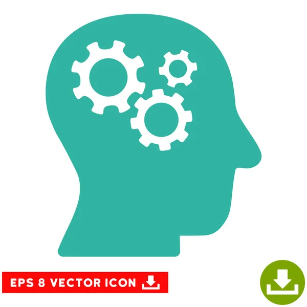 Engranajes inteligentes Vector Eps Icono — Vector de stock