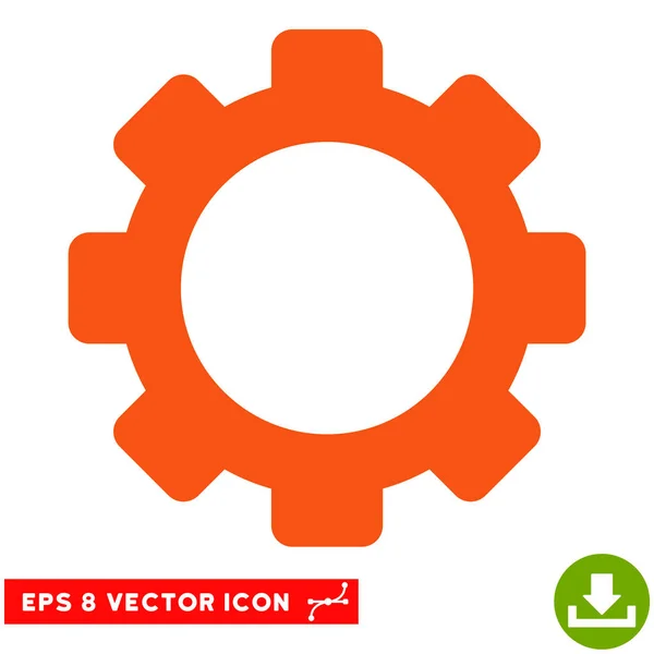 Engrenagem Vector Eps Ícone — Vetor de Stock