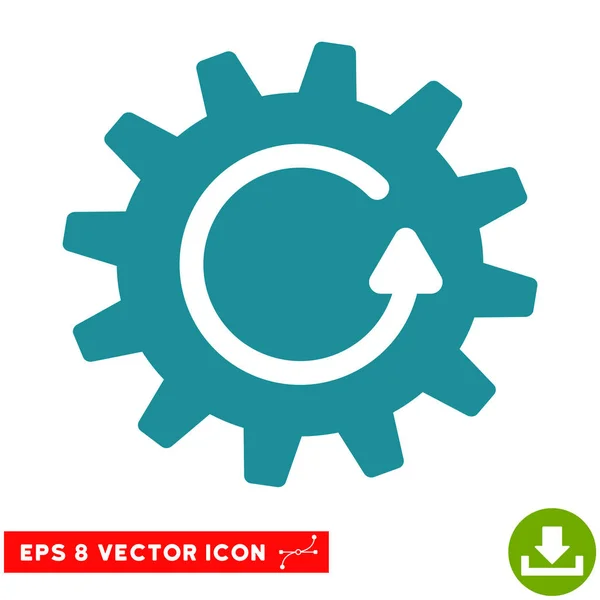 Cogwheel Rotation Vector Eps — стоковый вектор