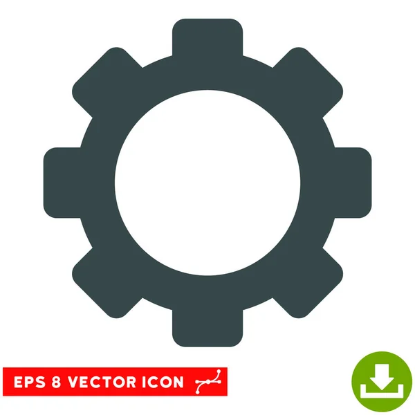 Engrenagem Vector Eps Ícone — Vetor de Stock