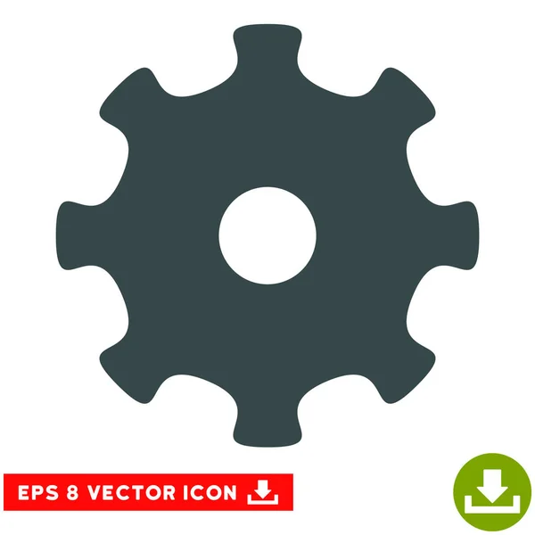 Engrenagem Vector Eps Ícone — Vetor de Stock