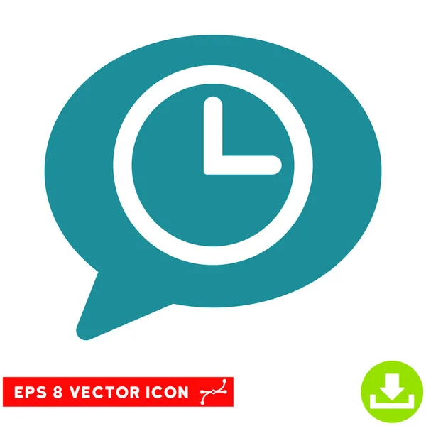 Ikona zprávy čas vektorové Eps — Stockový vektor